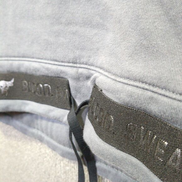 Under Armour Project Rock Sweatshirt Womens Medium Loose Crew Neck Tie Waist - Picture 4 of 12